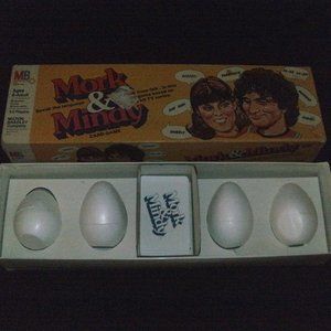 Vintage 70s Mork & Mindy TV Show Card Game Milton Bradley 1978 Complete with Box